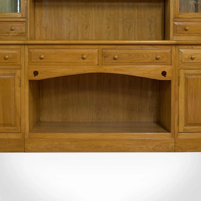 20th Century Victorian Style Ash Wood Large Cabinet For Sale - Image 6 of 8