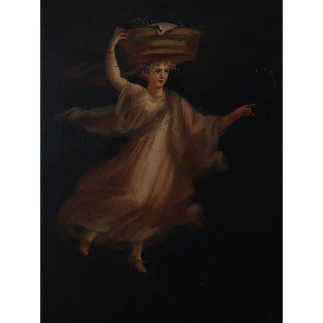 Dancing Nymphs, 19th Century, Oil Painting, Framed For Sale - Image 6 of 17
