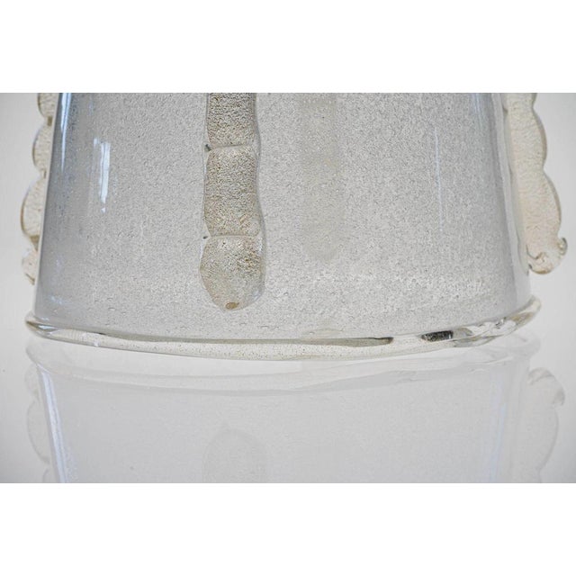 Giant Murano Glass Vase or Ice Bucket in the style of Barovier & Toso For Sale - Image 15 of 18