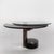 1980s Extendable Round Glass Table Moon attributed to Mario Mazzer for Zanette, 1980s For Sale - Image 5 of 18