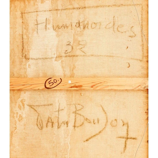 Patrick Boudon, Humanoid, Oil on Canvas, 1920s For Sale - Image 13 of 15