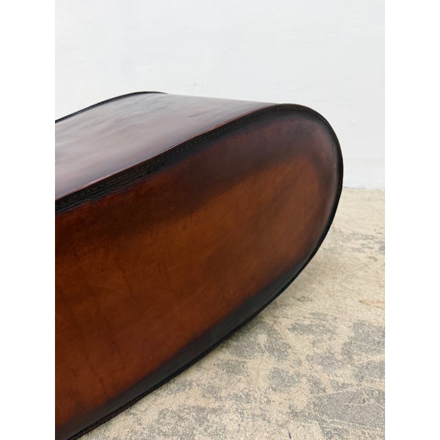 Gregorio Spini "Sutra" Distressed Leather Lounge Chairs for Kundalini - A Pair For Sale - Image 11 of 18