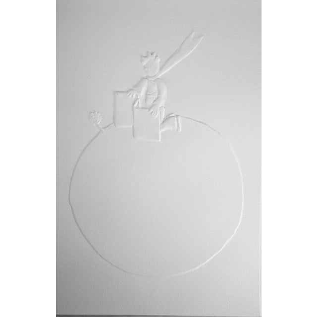 Antoine De Saint-Exupery, Le petit prince, la rose et le livre, Etching For Sale