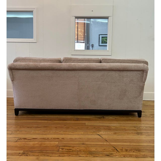 Kravet Kravet Allegro Loose Back Sofa Upholstered in Kravet Couture Barbara Barry Cloud Burst Fabric For Sale - Image 4 of 7