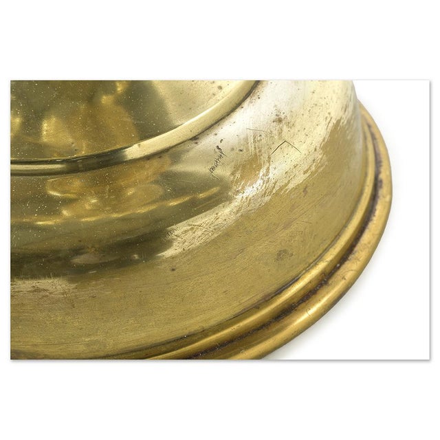 Metal Large Religious Brass 7-Branch Candelabra For Sale - Image 7 of 8