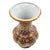 Ceramic Thai Benjarong 22k Gold Enamel Floral Vase 8" For Sale - Image 7 of 13