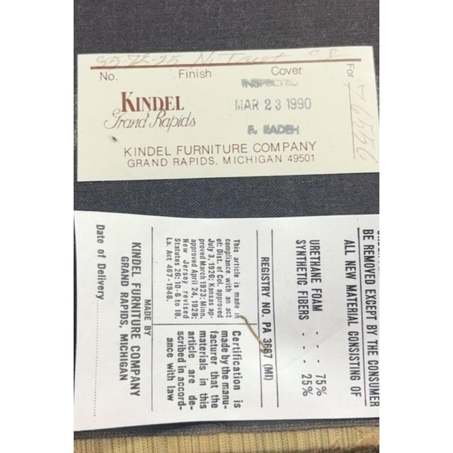 1980s Set of 6 Kindel Queen Anne Style Mahogany Dining Chairs For Sale - Image 9 of 18