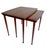 Mid-Century Modern Vintage Danish Nesting Tables from Moebel Intarsia, Set of 2 For Sale - Image 3 of 12
