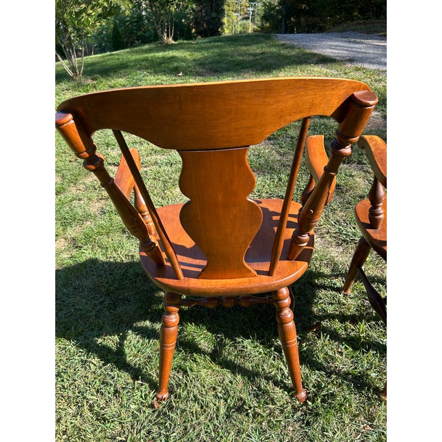 Set of Six 20th Century Heywood-Wakefield Chairs For Sale - Image 14 of 18