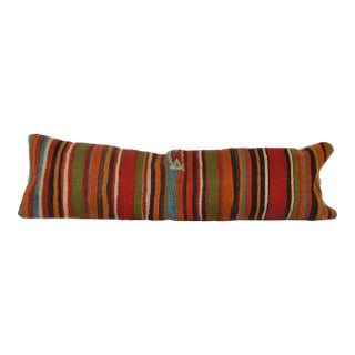Striped Turkish Kilim Pillow Cover For Sale