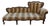 Vintage Rococo Revival Leopard Chaise Lounge. Hand Carved Wood. Professionally Upholstered. Hand Carved Wood. Professionally Upholstered. For Sale