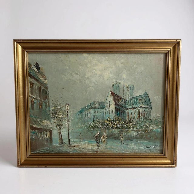 Caroline Burnett, Landscape Composition, 1930s, Oil Painting on Canvas, Framed For Sale - Image 6 of 6
