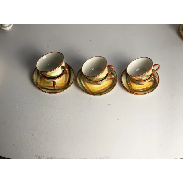 Mid-Century Vintage Homespun Vernonware Pattern Dinnerware Set- 27 Pieces For Sale - Image 10 of 12