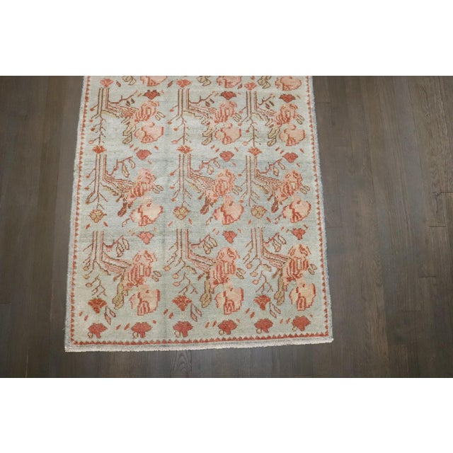 Early 20th Century Senneh Kurd Small Floral Rug - 2'6" x 5'4" For Sale - Image 4 of 6