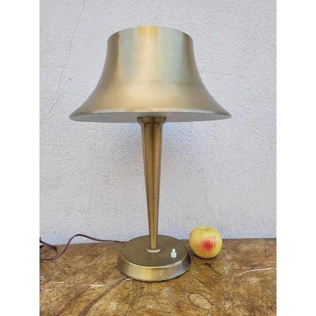 20th Century Brass Table Lamp from J Perzel For Sale - Image 11 of 13