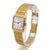 White 1990s Patek Philippe for Gübelin 4457/1 Double Signed 18k Gold 23mm Manual Watch For Sale - Image 8 of 18