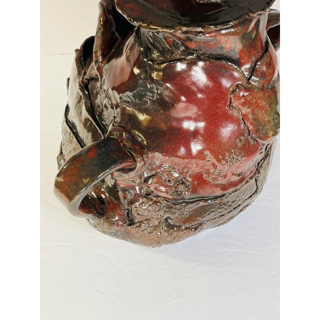 1970s Brutalist Giant Handcrafted Teapot For Sale In Detroit - Image 6 of 8