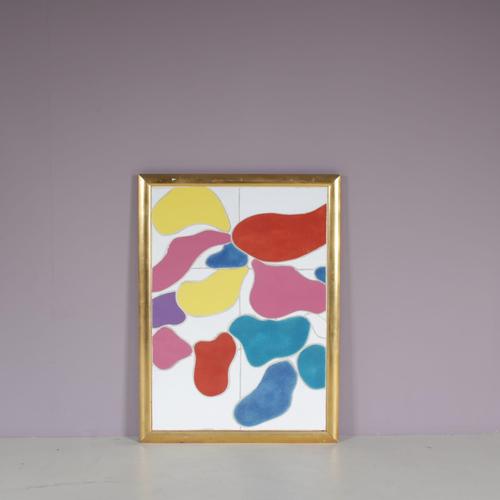 A lovely ceramics artwork by Jan Snoeck, manufactured in the Netherlands in the 1990s. This very nice, colourful artwork...