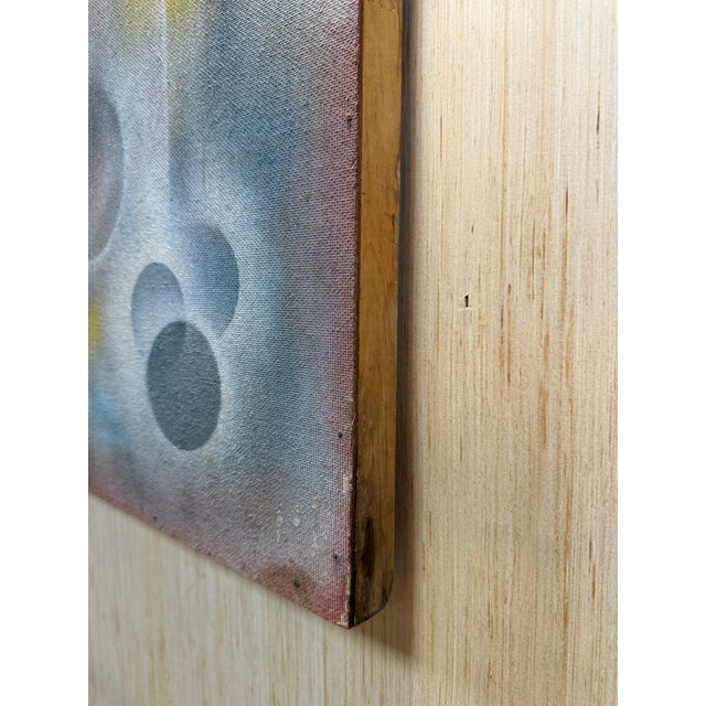 Abstract Late 20th Century Modernist Unsigned Painting For Sale - Image 3 of 3