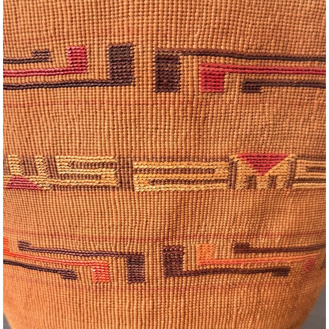 Late 19th Century Antique Tlingit Woven Berry Basket Native Americana For Sale - Image 5 of 18
