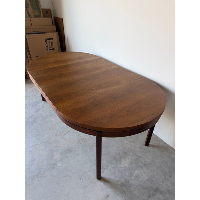 Wood Mid-Century Modern Merton Gershun for Dillingham “Spirit” Expandable Dining Table For Sale - Image 7 of 17