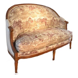 18th Century Louis XVI Settee or Canape For Sale