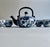 Pier One Imports Blue Paisley Design With Porcelain Tea Cups &and Tea Pot Service for Four. Featuring a heavy, smooth,...