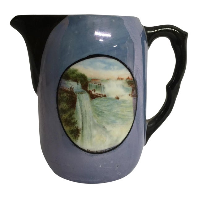 Opalescent Niagara Falls Creamer For Sale