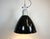 Large Industrial Pendant Lamp in Enamel Factory from Elektrosvit, 1960s For Sale - Image 11 of 14