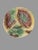 American Vintage Majolica Leaf Decorated Plate For Sale - Image 3 of 3