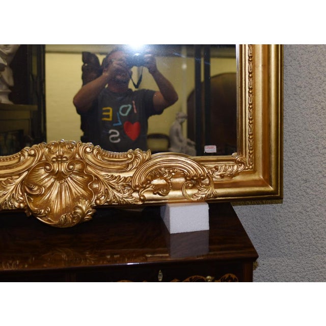 English Neo-Classical Gilt Mirror with Palladian Cherubs For Sale - Image 3 of 18