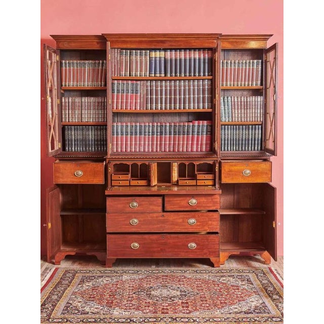 2000 - 2009 Antique English Library with Regency Secretary For Sale - Image 5 of 18
