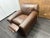 Rh Original Lancaster Leather Recliner Italian Brompton Leather | Cocoa | Down-Feather Fill For Sale - Image 12 of 18