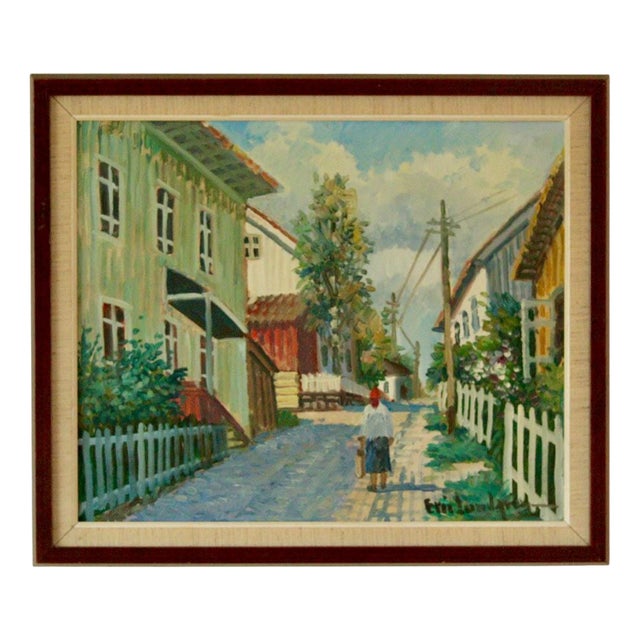 Eric Lundberg, A Fine Morning, Oil on Canvas, Mid-20th Century, Framed For Sale
