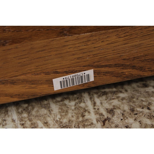 Stickley Mission Oak Leather Spindle Settee For Sale - Image 18 of 18