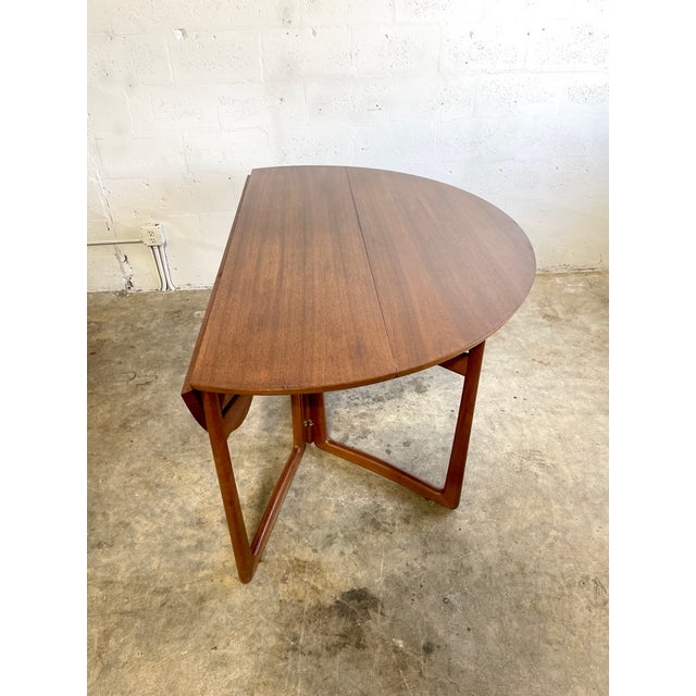 Peter Hvidt & Orla Molgaard Drop Leaf Danish Modern Dining Table For Sale In Miami - Image 6 of 12