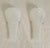 Pair of opaline Murano glass sconces, Mid Century Modern, attributed to Mazzega, Italy 1970s. The Italian sconces are made...