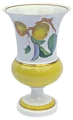 Vintage Porcelain Mottahedeh Fruit Vase