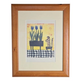 Eliza Kopec, Primavera, 1990s, Lithograph, Framed For Sale