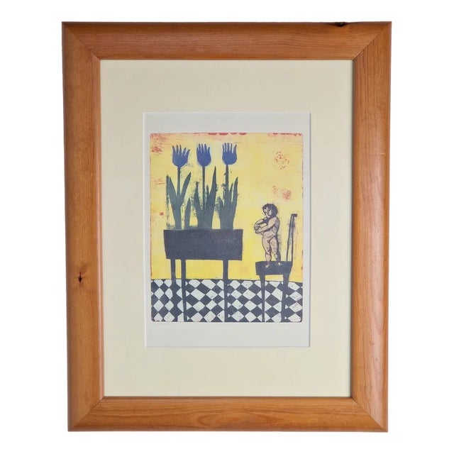 Eliza Kopec, Primavera, 1990s, Lithograph, Framed For Sale