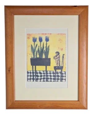 Eliza Kopec, Primavera, 1990s, Lithograph, Framed
