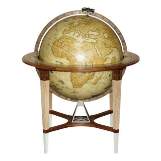 Large Bespoke Floor-Standing World Globe from Gosling, London, 2011 For Sale