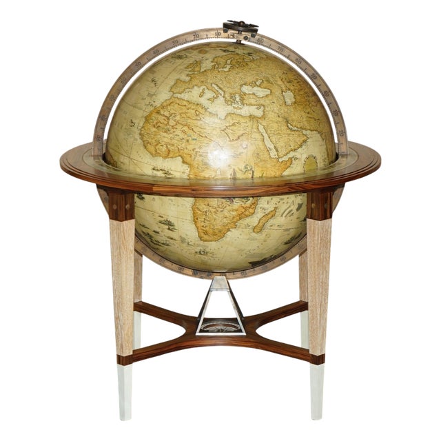 Large Bespoke Floor-Standing World Globe from Gosling, London, 2011 For Sale