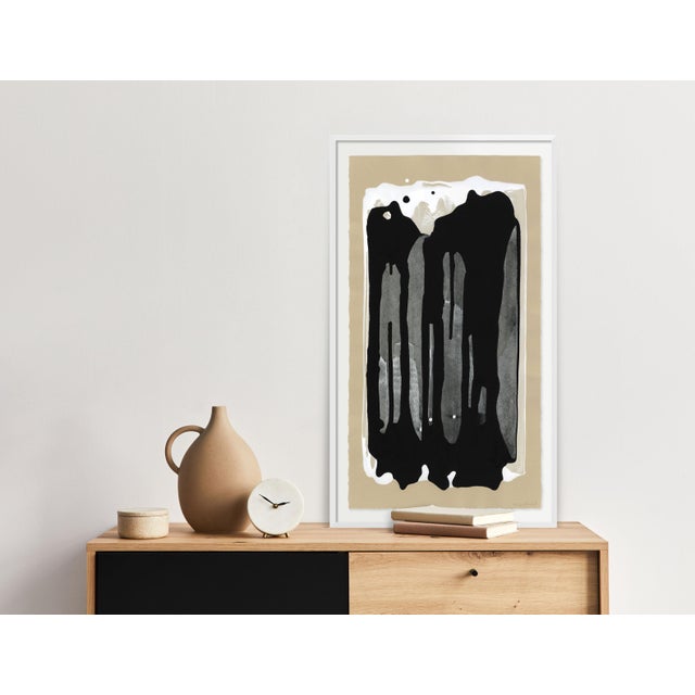 2020s "Waterfall No. 2" Framed Original Painting For Sale - Image 5 of 6