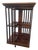 Antique Two Tiered Mahogany Bookcase W/Inlay For Sale