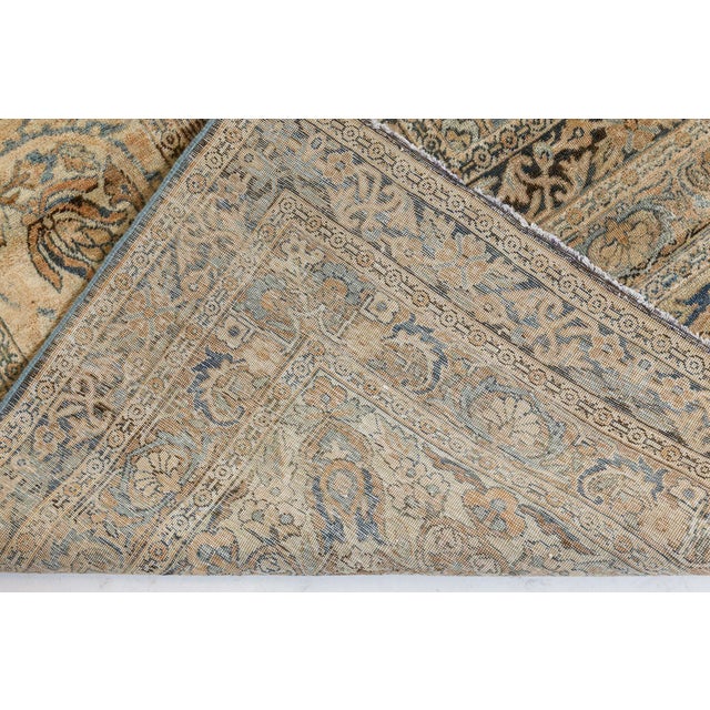 Early 20th Century Persian Kirman Handmade Wool Rug For Sale - Image 4 of 8