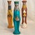 Hand Painted Ceramic Figures of the Three Wise Men - Set of 3 For Sale - Image 4 of 11