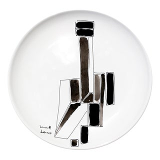 Variation IV Ceramic Plate by Vincenzo D’Alba for Kiasmo For Sale