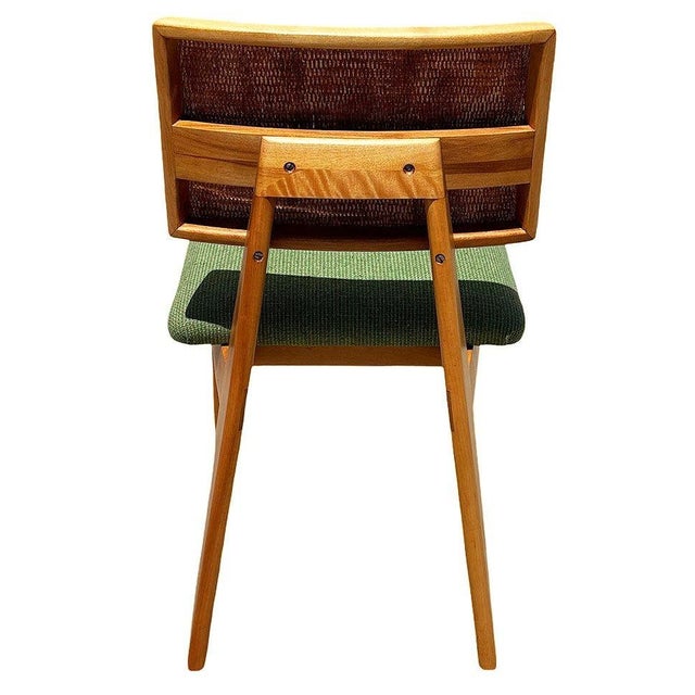 Model 4663 Walnut Dining Chairs Attributed to George Nelson for Herman Miller, Set of 6 For Sale In Los Angeles - Image 6 of 9