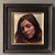 The painting features a close-up portrait of a woman's face, capturing a moment of introspection and vulnerability. The...